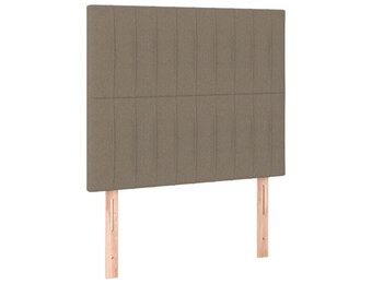 vidaXL Hoofdborden Taupe Stof 2 stuks - 40% Korting! Ideaal voor je slaapkamer