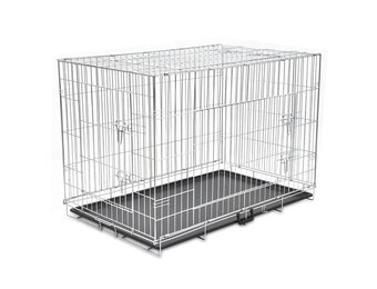 vidaXL Hondenbench XXL Metaal Inklapbaar - 60% Korting!