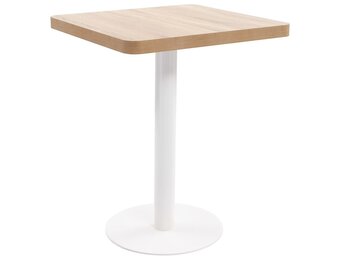 vidaXL Bistrotafel 60x60 cm - Lichtbruin (40% Korting!)