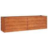 vidaXL Verhoogde Plantenbak 160x40x45 cm Cortenstaal - 40% Korting!
