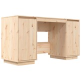 VidaXL Bureau Massief Grenenhout 140x50x75cm | 55% Korting! (Nieuwstaat)