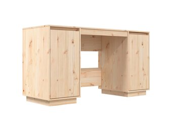 VidaXL Bureau Massief Grenenhout 140x50x75cm | 55% Korting! (Nieuwstaat)