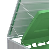 VidaXL Containerberging 3 Bakken - 40% Korting! Grijs Staal (216x81x115cm)