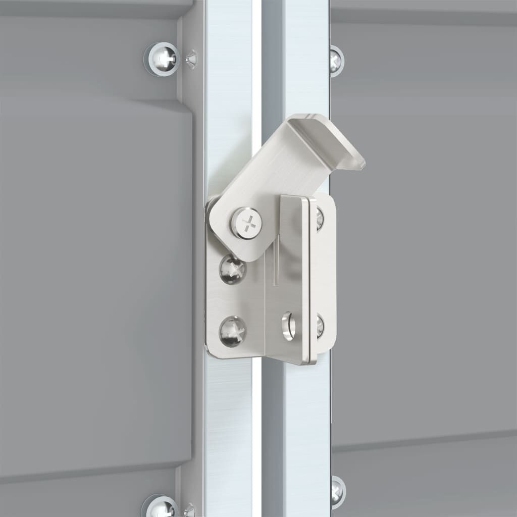 VidaXL Containerberging 3 Bakken - 40% Korting! Grijs Staal (216x81x115cm)