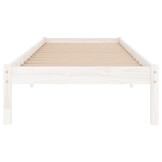 vidaXL Massief Houten Bedframe Wit 90x190 cm | Nu 40% Korting!