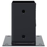 vidaXL Spokkels vierkant 12 st 91x91mm Antraciet - 40% Korting!