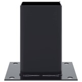 vidaXL Spokkels vierkant 12 st 91x91mm Antraciet - 40% Korting!