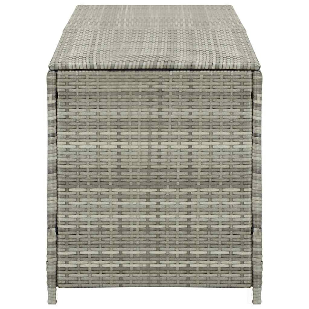 VidaXL Tuinbox Poly Rattan Grijs (40% Korting) - Op=Op!