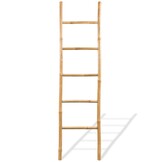 VidaXL Bamboe Handdoekladder (150 cm) - 55% Korting!