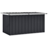 vidaXL Tuinbox 129x67x65cm Antraciet - Retourdeal 40% Korting!