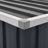 vidaXL Tuinbox 129x67x65cm Antraciet - Retourdeal 40% Korting!