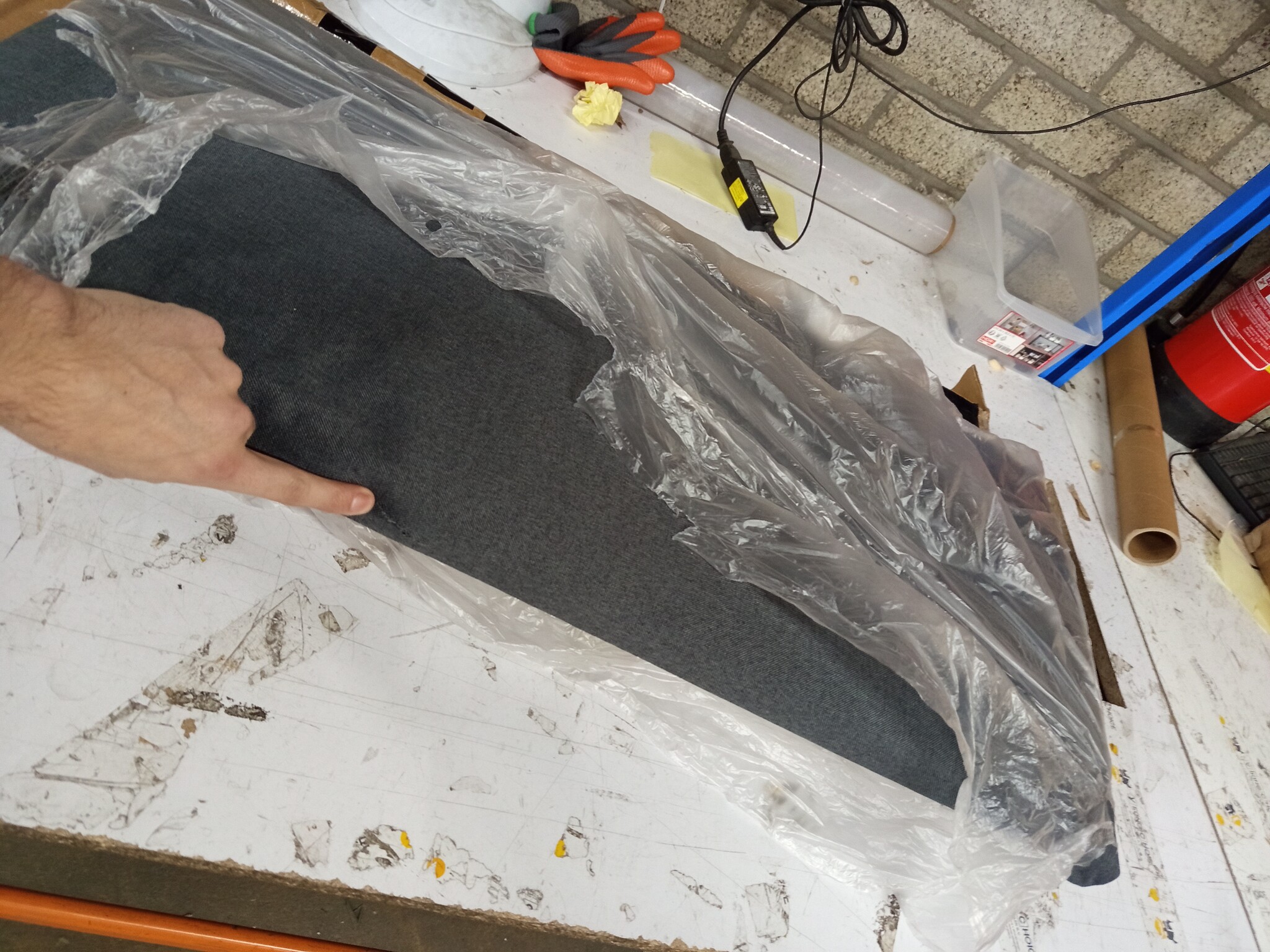 VidaXL Hoofdbord Donkergrijs (90x5x78/88cm) - 60% Korting!