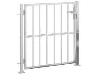 VidaXL Tuinpoort RVS 100x95cm - 55% Korting! Ideaal voor uw tuin