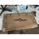 vidaXL Plantenbak Staal Zwart 120x80x80 cm - 67% Korting!