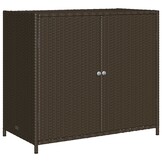 VidaXL Tuinkast Poly Rattan Bruin (56% Korting!) - Perfecte Opslag