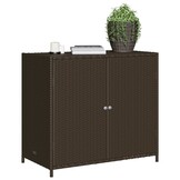 VidaXL Tuinkast Poly Rattan Bruin (56% Korting!) - Perfecte Opslag