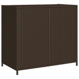 VidaXL Tuinkast Poly Rattan Bruin (56% Korting!) - Perfecte Opslag