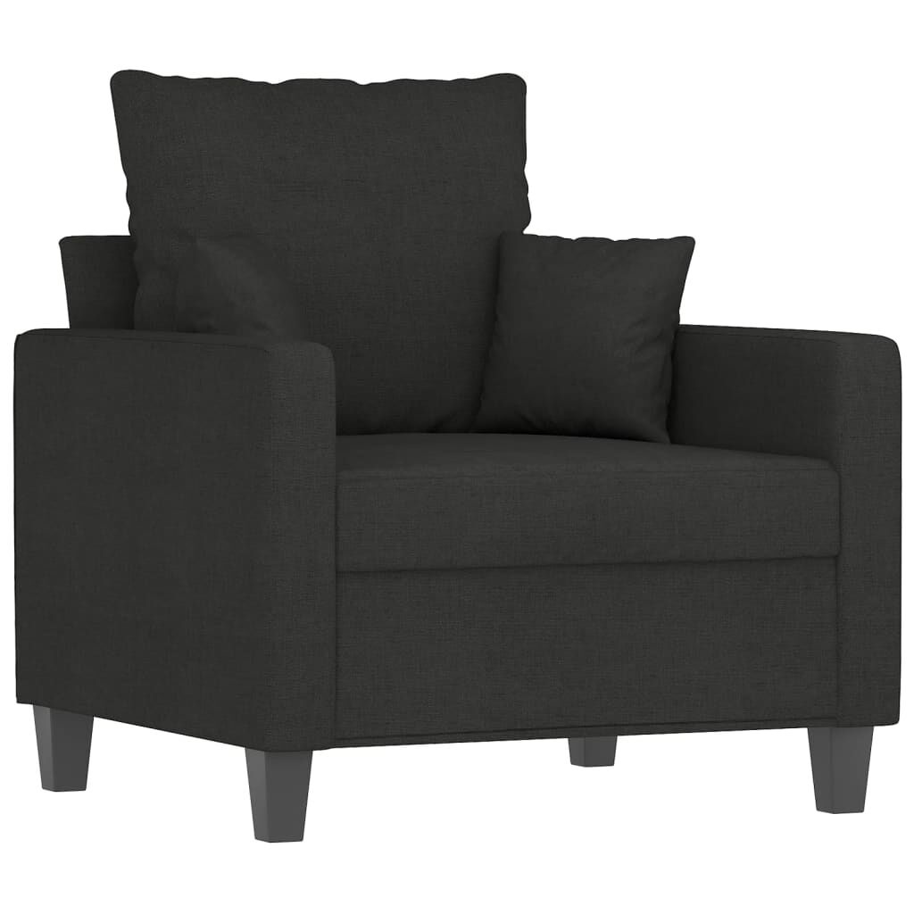 VidaXL Fauteuil Stof Zwart - 46% Korting | Nog 1 Beschikbaar!