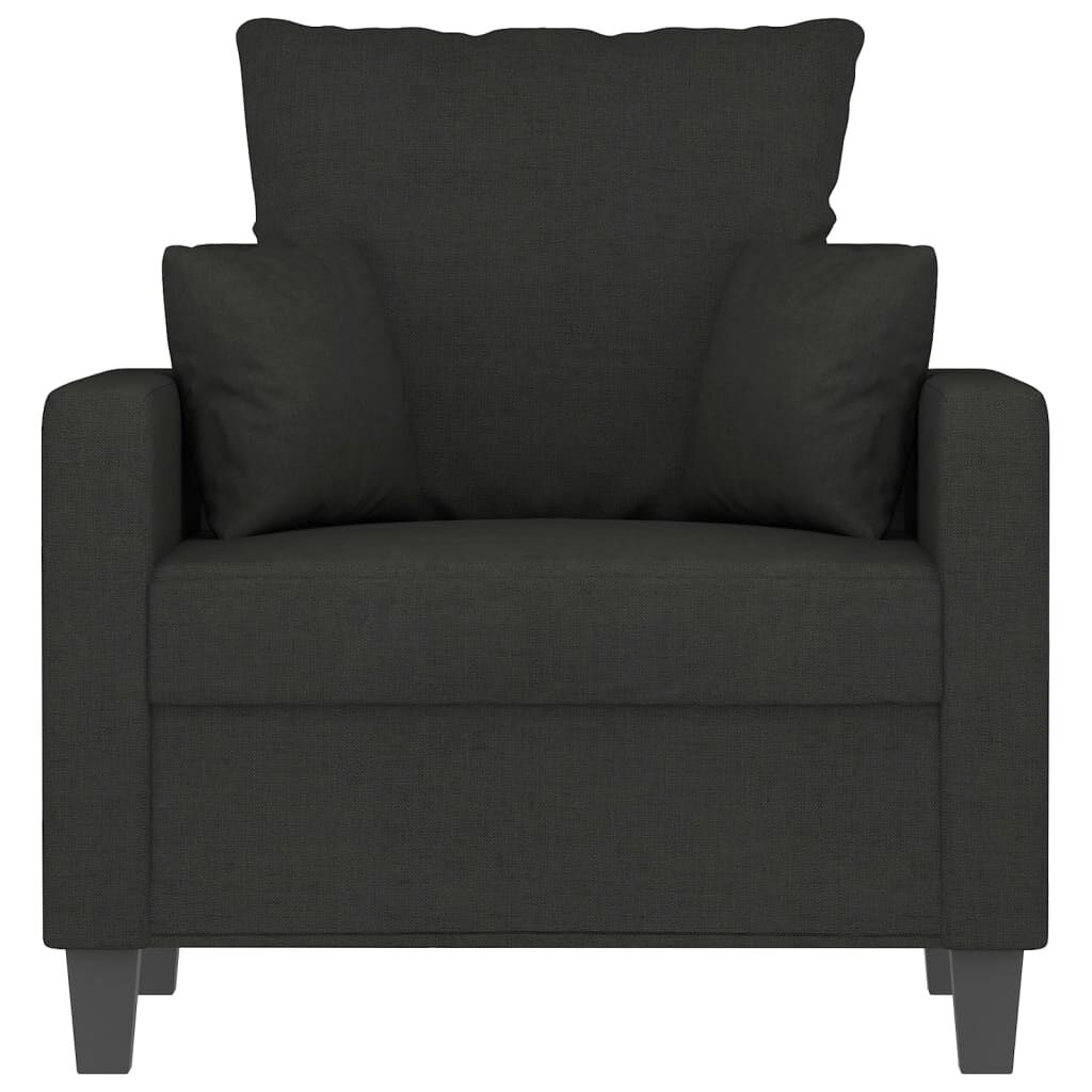 VidaXL Fauteuil Stof Zwart - 46% Korting | Nog 1 Beschikbaar!