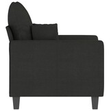 VidaXL Fauteuil Stof Zwart - 46% Korting | Nog 1 Beschikbaar!