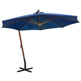 Zweefparasol Vurenhout 3.5x2.9m Azuurblauw - 61% Korting!