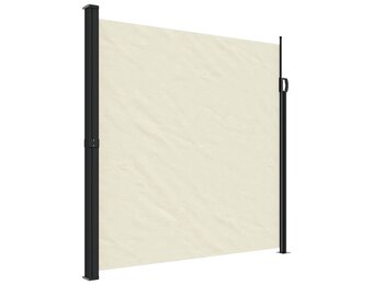 vidaXL Uittrekbaar Windscherm Crème 200x600 cm - 67% Korting!