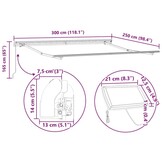 Markies Wit Handmatig 3x2,5m Metaal - Nu 46% Korting!