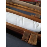 Retourtje: VidaXL Acaciahouten Tuinbank 2-zits + Kussens | 60% Korting!