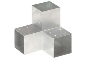 Y-vorm Paalverbinding 101mm (51% Korting!) - Gegalvaniseerd Metaal