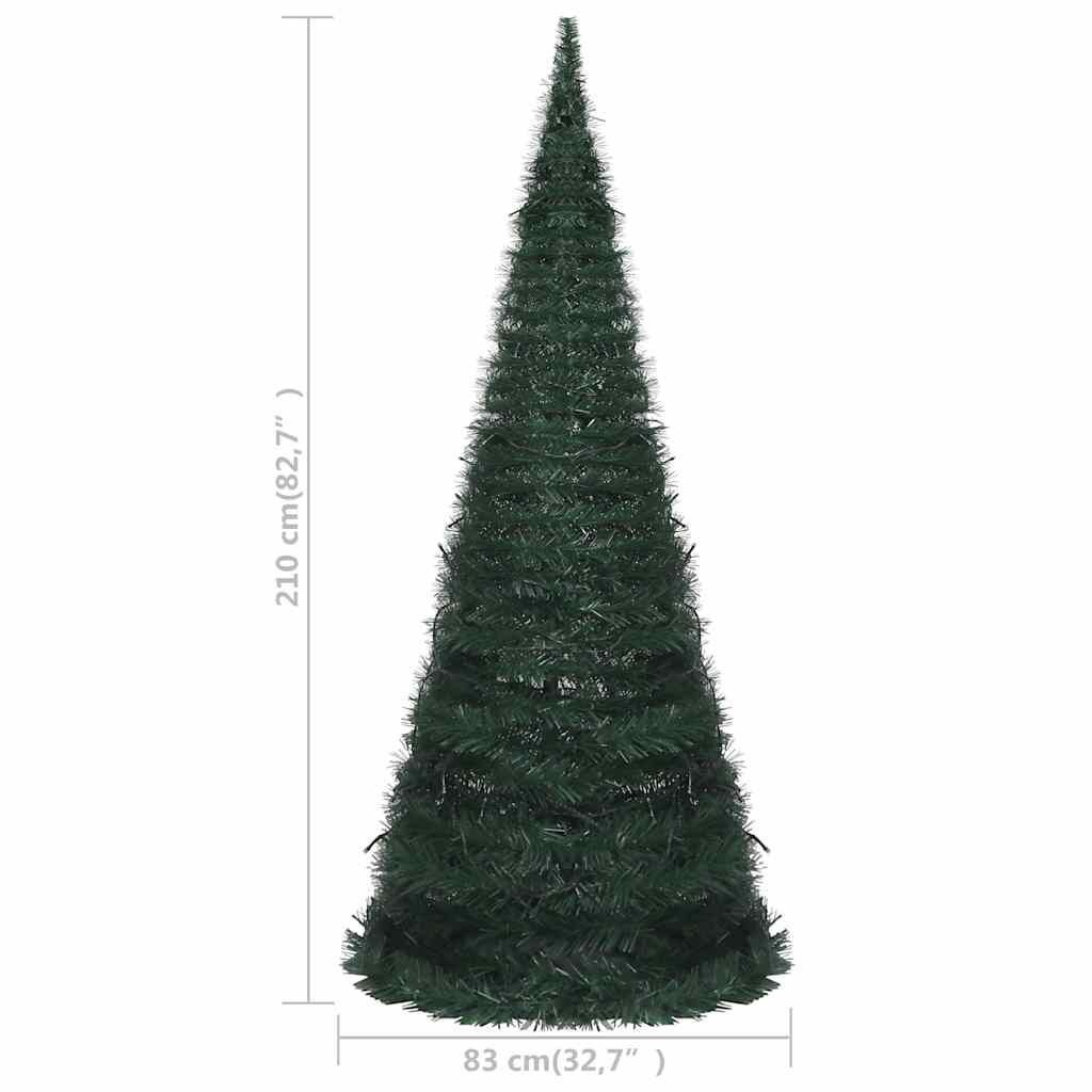 VidaXL Pop-up Kunstkerstboom 210cm Groen - 41% Korting!