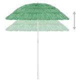 vidaXL Strandparasol Hawaï 180 cm groen | 40% Korting!