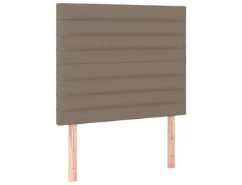 vidaXL Hoofdborden (2 st) Taupe 100x5x78/88 cm - 46% Korting!