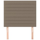 vidaXL Hoofdborden (2 st) Taupe 100x5x78/88 cm - 46% Korting!