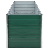 35% KORTING! VidaXL Verhoogde Plantenbak Staal 240x80x77cm Groen - Nieuw