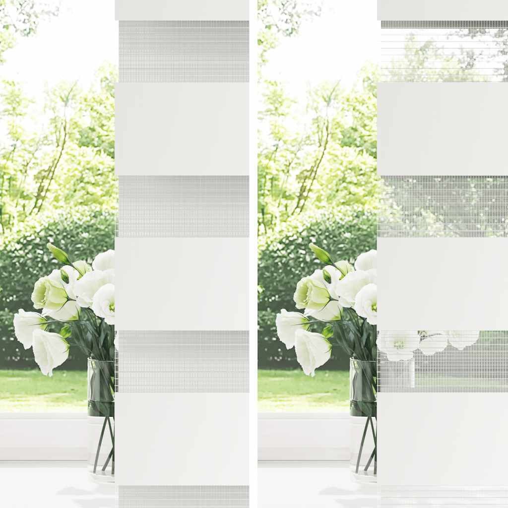 VidaXL Zebra Gordijn Lichtgrijs (160x150cm) - 65% Korting!