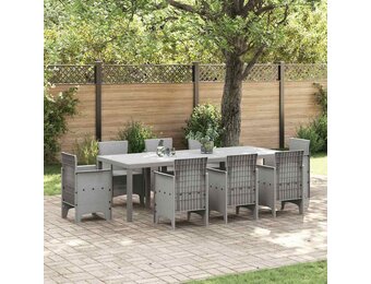 VidaXL Tuinstafel Lichtgrijs Poly Rattan (55% korting!) - 250x100cm