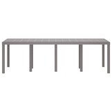 VidaXL Tuinstafel Lichtgrijs Poly Rattan (55% korting!) - 250x100cm