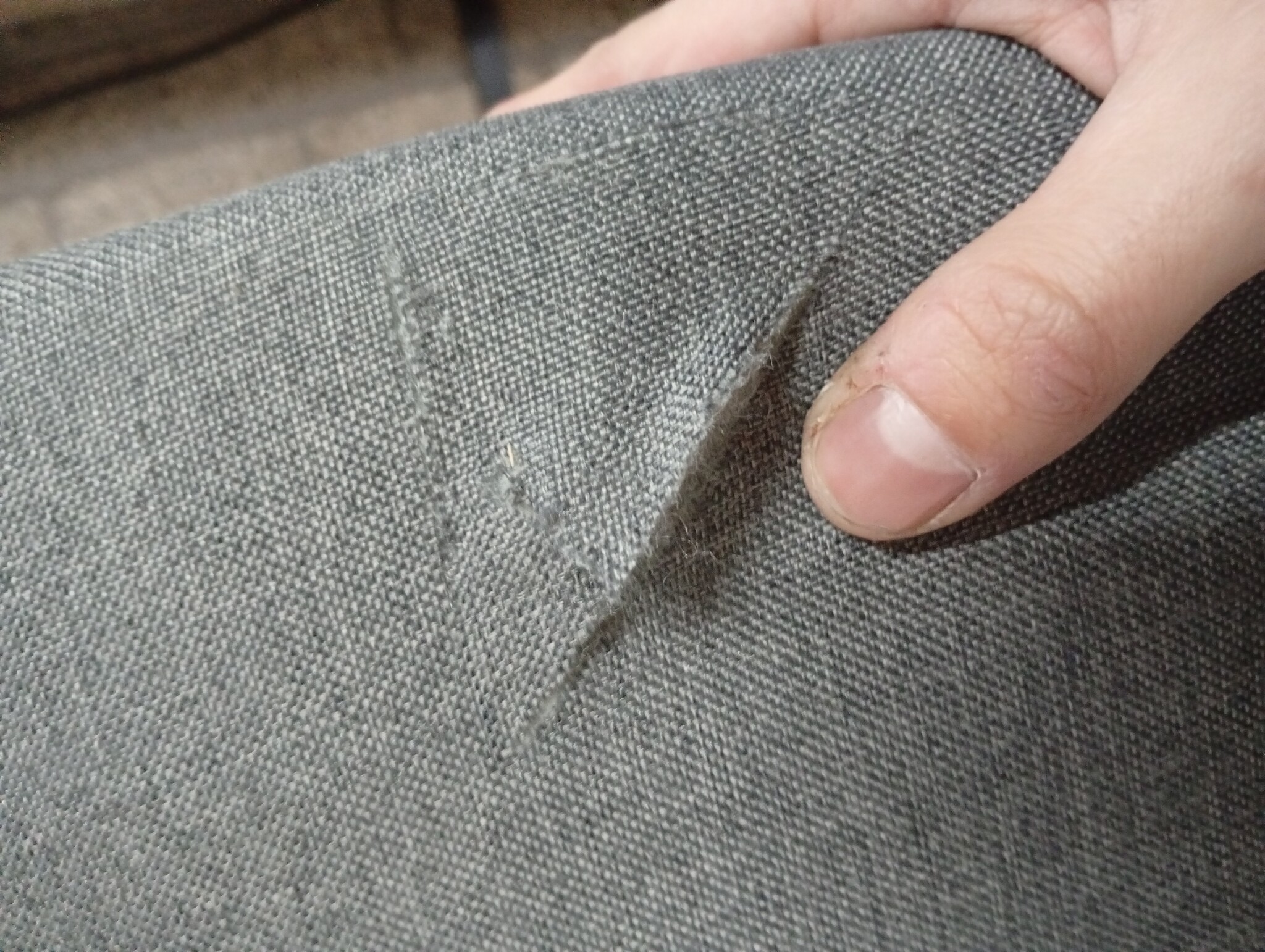 vidaXL Hoofdborden (2 st) Lichtgrijs Stof - 60% Korting! Klein Defect