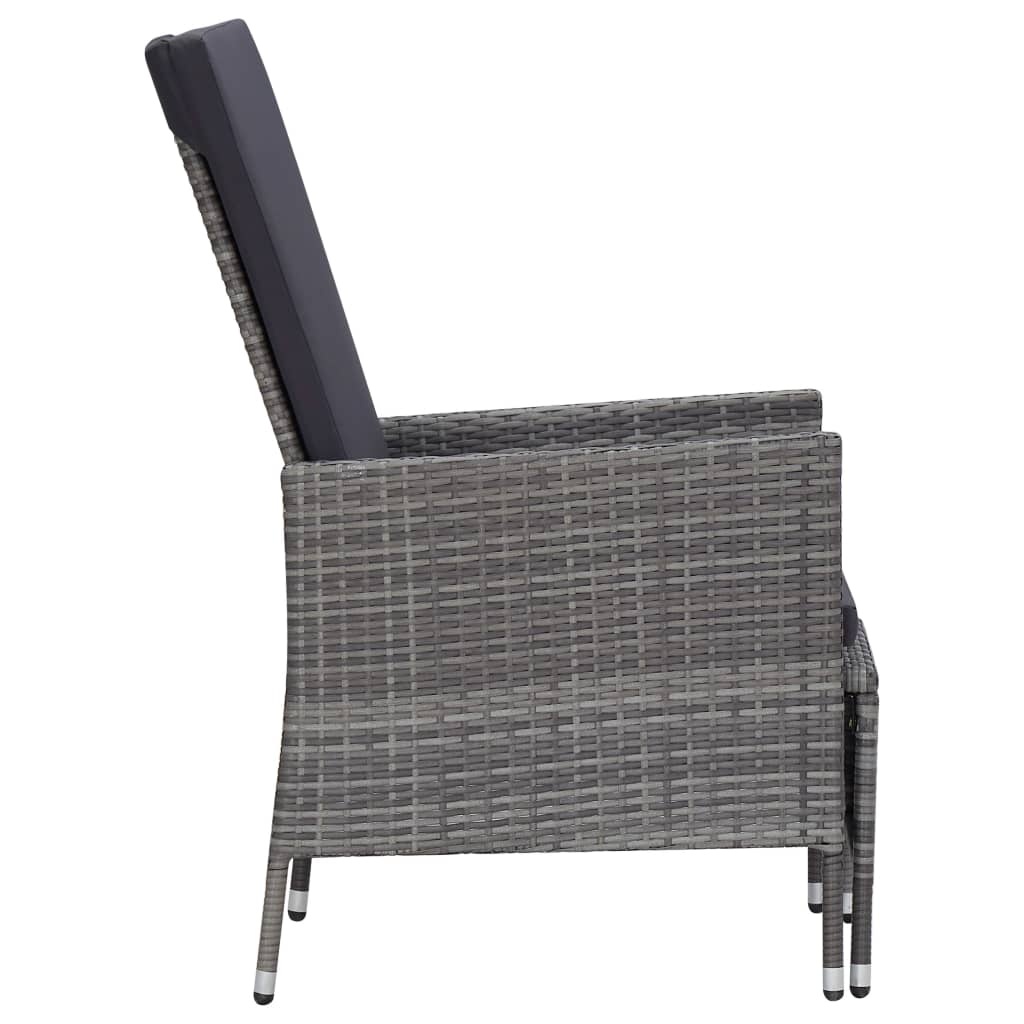 VidaXL Loungeset 2-delig Poly Rattan Grijs | 56% Korting | Retour!