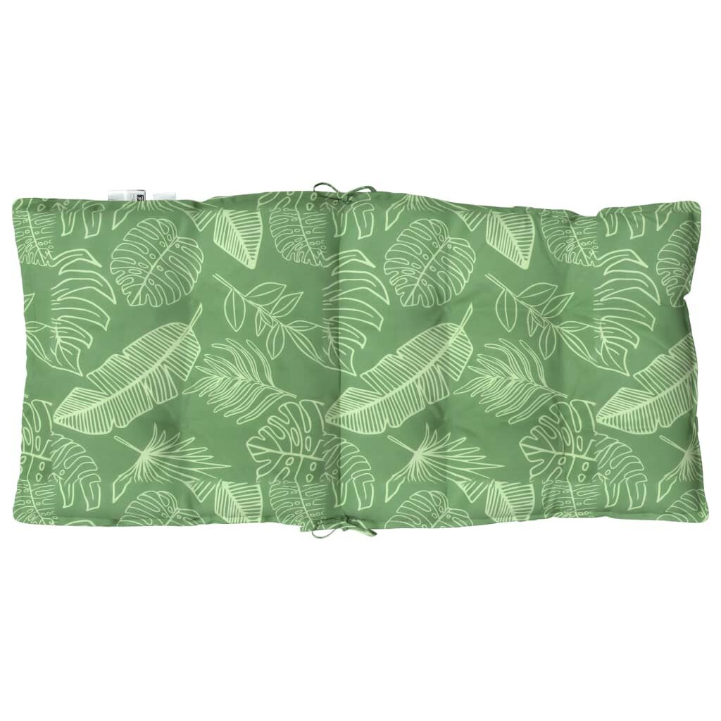 VidaXL Stoelkussens 6 st. Lage Rug, Bladpatroon - 61% Korting!