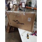 vidaXL Inklapbaar ligbed poly rattan bruin