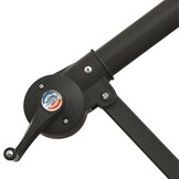 Zweefparasol vidaXL 350cm Zandkleurig met LED - 65% Korting!