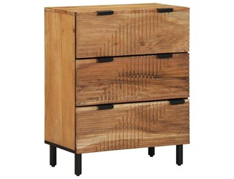 VidaXL Dressoir Acacia Massief Hout 60x33x75cm - 55% Korting!