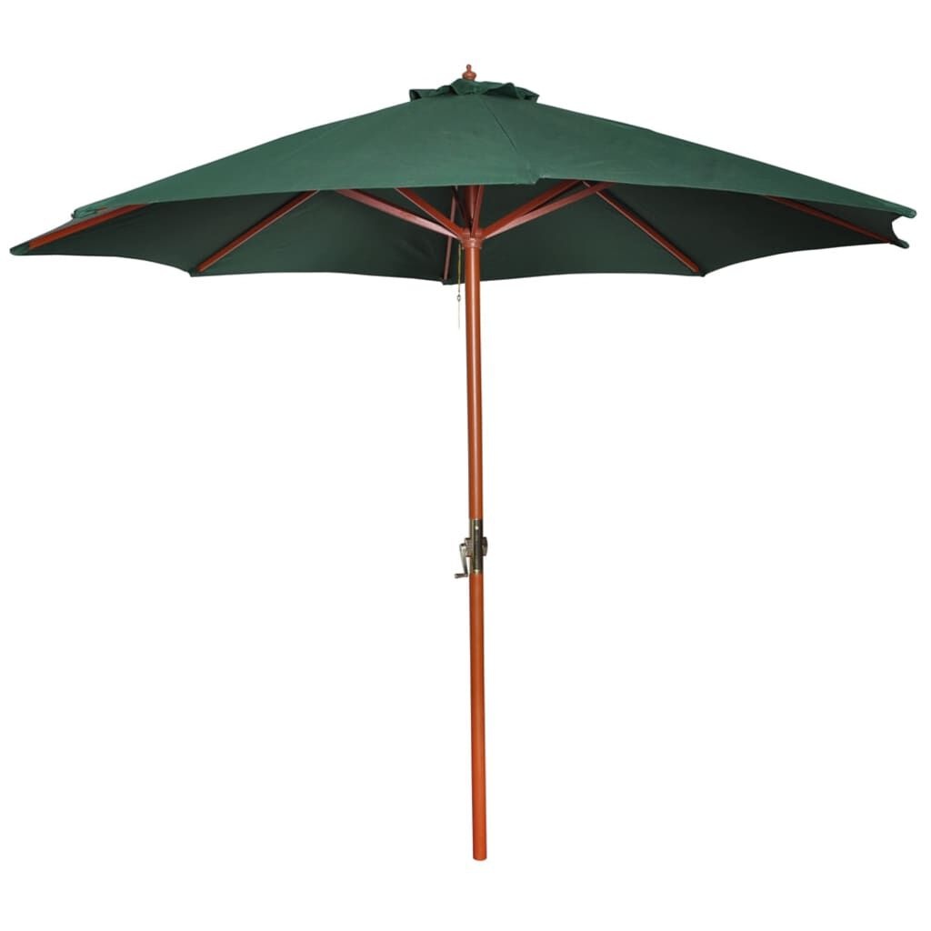 VidaXL Parasol 258 cm Groen - 40% Korting! Direct Leverbaar