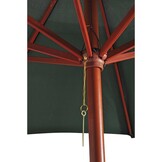 VidaXL Parasol 258 cm Groen - 40% Korting! Direct Leverbaar