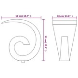 VidaXL Zwembadfontein RVS - 40% Korting! Exclusief bij Retortje.nl