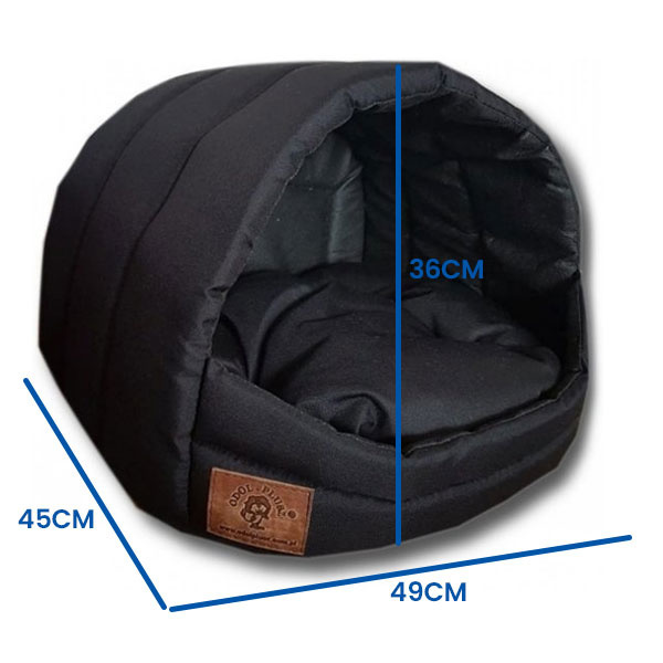 Hondenmand Klein - 45x49x36cm Zwart - 40% Korting!