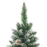 VidaXL Kerstboom 120cm PVC met Sneeuw & Dennenappels | 53% Korting!