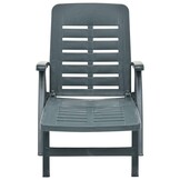 VidaXL Ligbed Kunststof Groen - Inklapbaar | 42% Korting!