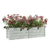 vidaXL Verhoogde Plantenbak Staal 160x40x45cm - 56% Korting!